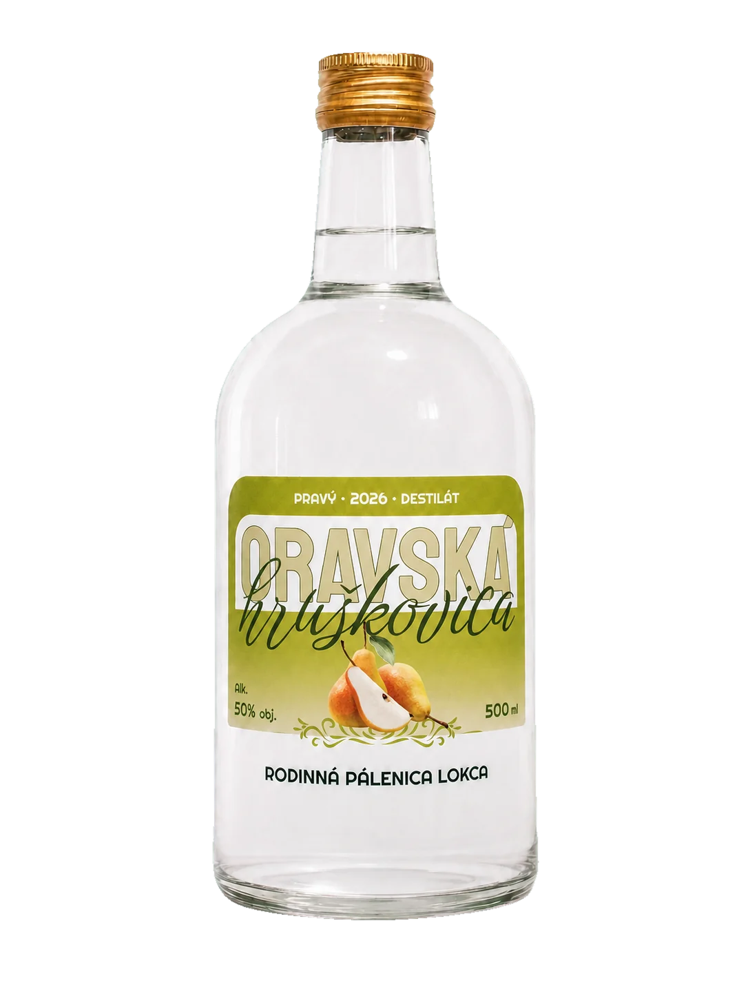 Fľaša Oravskej hruškovice