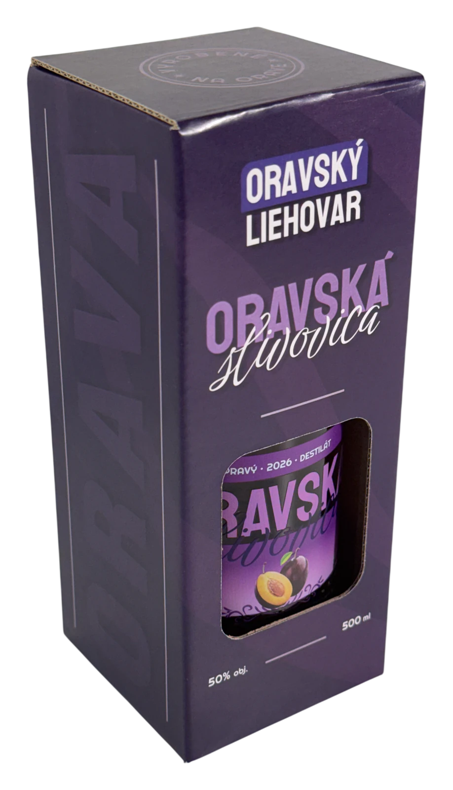 Oravská slivovica v darčekovom balení